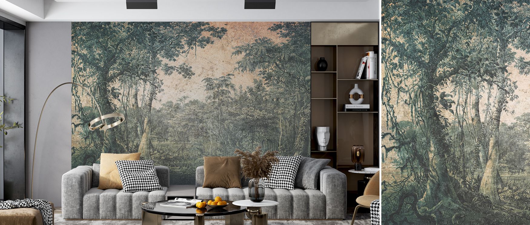 The Vintage Lush Botanical Charm Wallpaper radiates refinement through botanical motifs arranged in graceful rhythm across softened tones. Each detail enriches atmosphere with artistry, making interiors glow with brilliance. Bedrooms or offices transform 