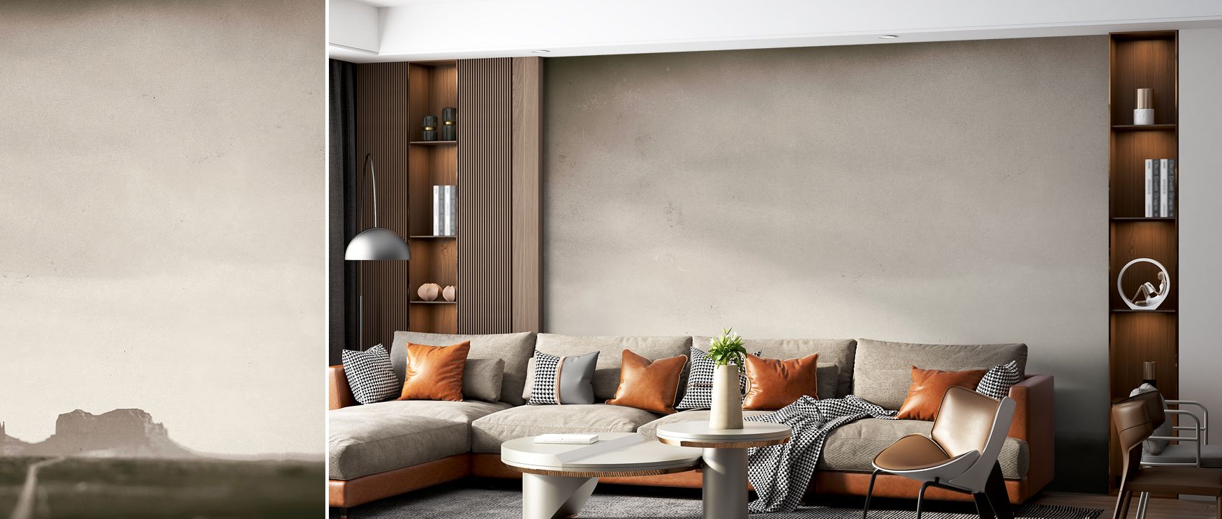 Vintage Monument Valley Scenic Wallpaper reveals refinement as monumental forms stretch across softened tones. Each motif enriches atmosphere with artistry, making interiors glow with brilliance. Bedrooms or lounges glow with cultivated decorative charm e