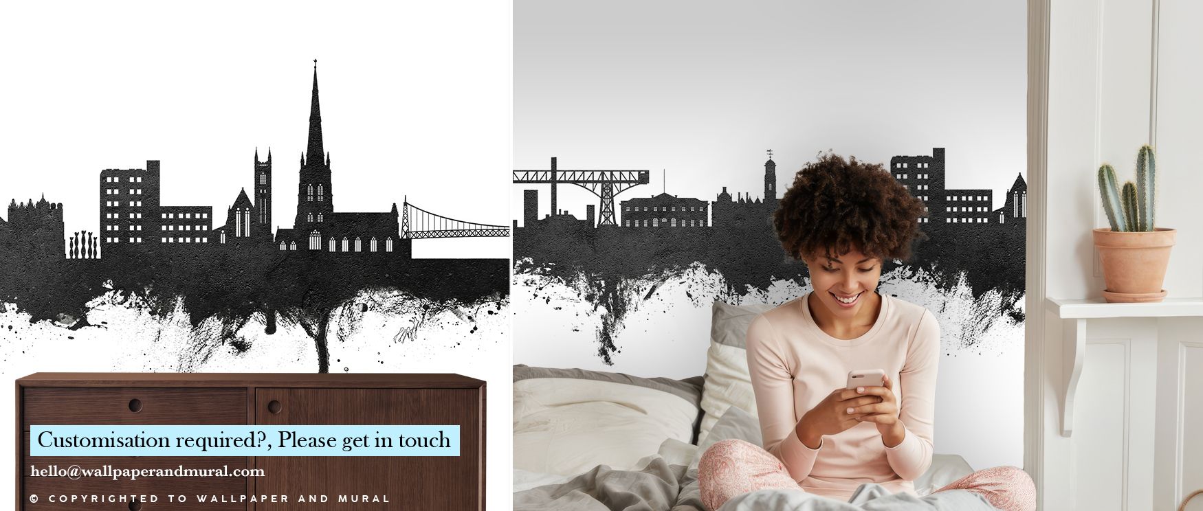 The Warrington England Skyline Black White Wallpaper radiates artistry as silhouettes expand in balance across softened tones. Each motif enriches atmosphere with refinement, creating cultivated brilliance. Bedrooms or offices glow with decorative presenc