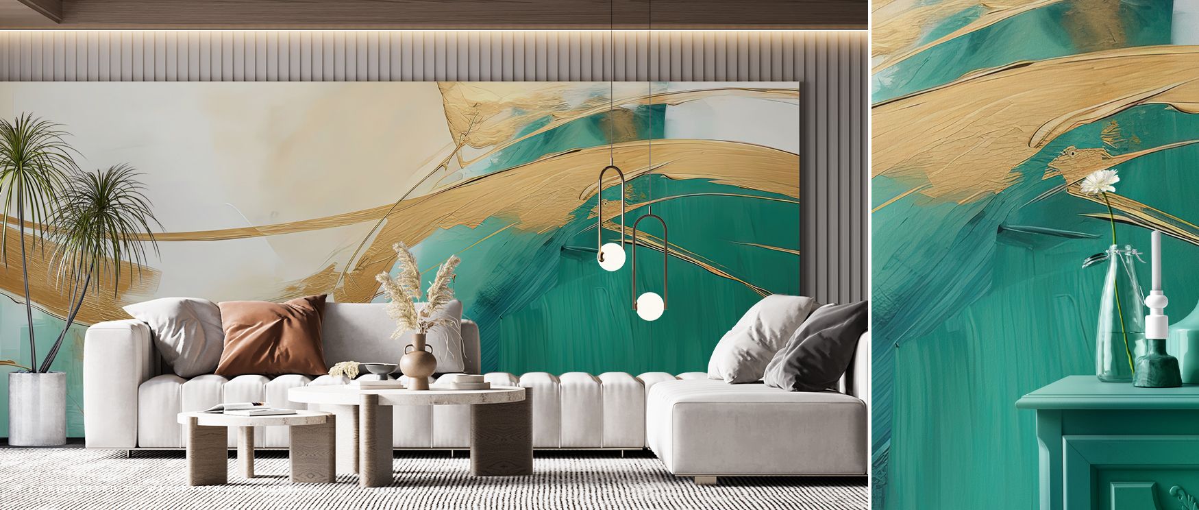 Waves up Ahead Coastal Pattern Wallpaper reveals refinement as crests extend across softened tones. Each detail enriches atmosphere with artistry, turning interiors into cultivated landscapes. Bedrooms or lounges glow with brilliance enriched by natural v