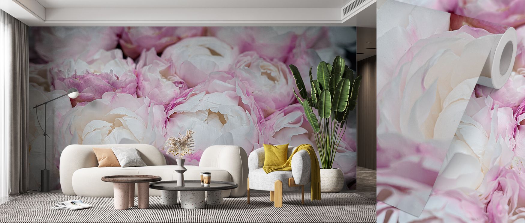 Wedding Time Wallpaper reveals motifs painted in rhythmic tone, their forms creating atmosphere that enriches bedrooms or living rooms with decorative elegance, poetic charm, and timeless balance, offering interiors refined romantic presence. 