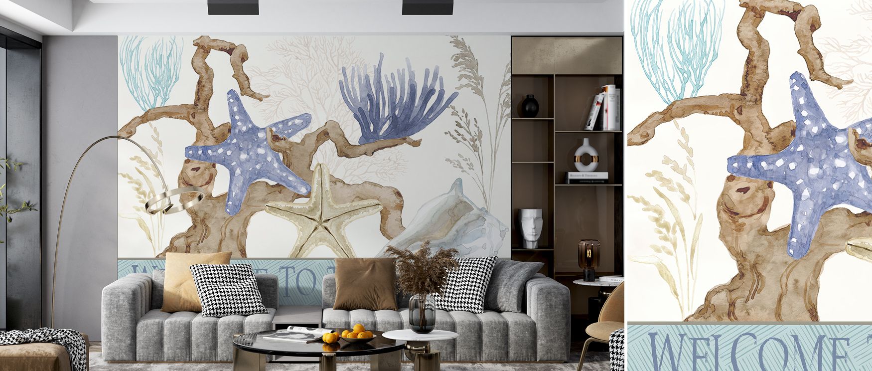 The Welcome Down Under Adventurous Charm Wallpaper radiates elegance through adventurous imagery arranged across softened tones. Each line enriches atmosphere with artistry, turning interiors into cultivated landscapes filled with brilliance.