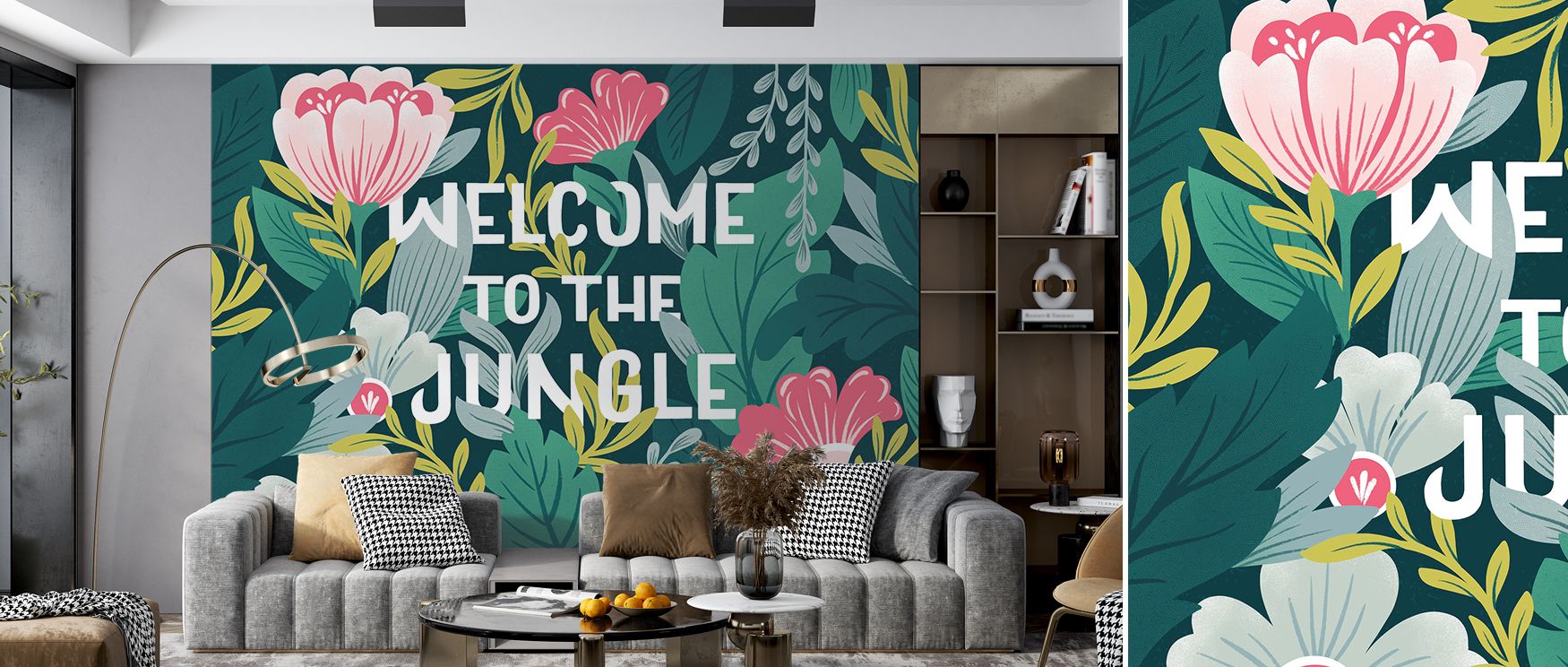 The unfolding vision of Welcome to the Jungle Wallpaper creates dimension through detailed foliage. Its continuous imagery ensures every perspective feels alive, offering vibrancy and calm. This balance creates a timeless impression, allowing walls to res