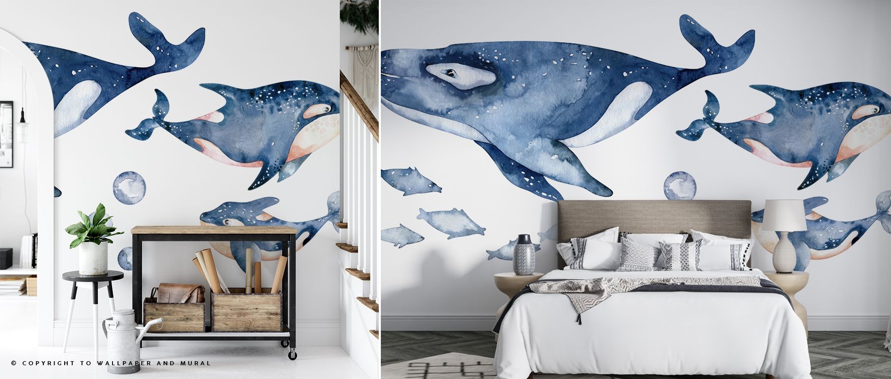 Every detail in Whale Song Wallpaper enhances fluid charm, turning walls into visual stories of marine vitality. Patterns flow endlessly, layering depth with brightness. The sense of ocean resonance becomes lasting, making interiors captivating and balanc