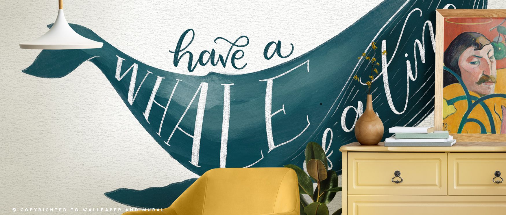 Gentle yet lively, Whale of A Time Wallpaper flows with playful whales drifting across its design, offering a scene that feels at once uplifting and calm, infusing bedrooms or living rooms with an imaginative energy that celebrates ocean beauty while enha