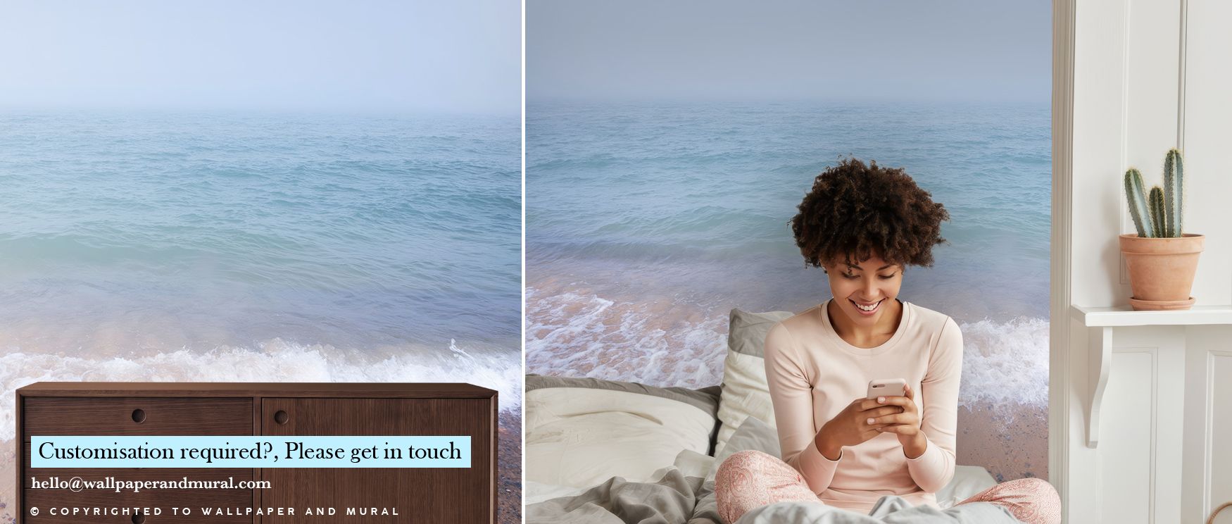 Whitefish Point Wallpaper carries coastal inspiration through detailed scenery, blending trees and skies into composition that fills bedrooms or living rooms with artistic calm, offering decorative presence that feels both tranquil and timeless. 