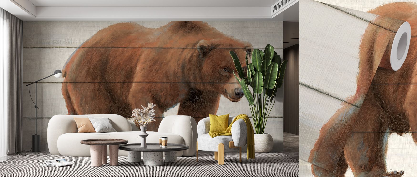 Woody Bear Wallpaper enriches interiors with playful motifs creating rhythm across walls, their imagery producing atmosphere that enhances bedrooms or offices with whimsical charm, decorative artistry, and cheerful presence that feels imaginative and bala