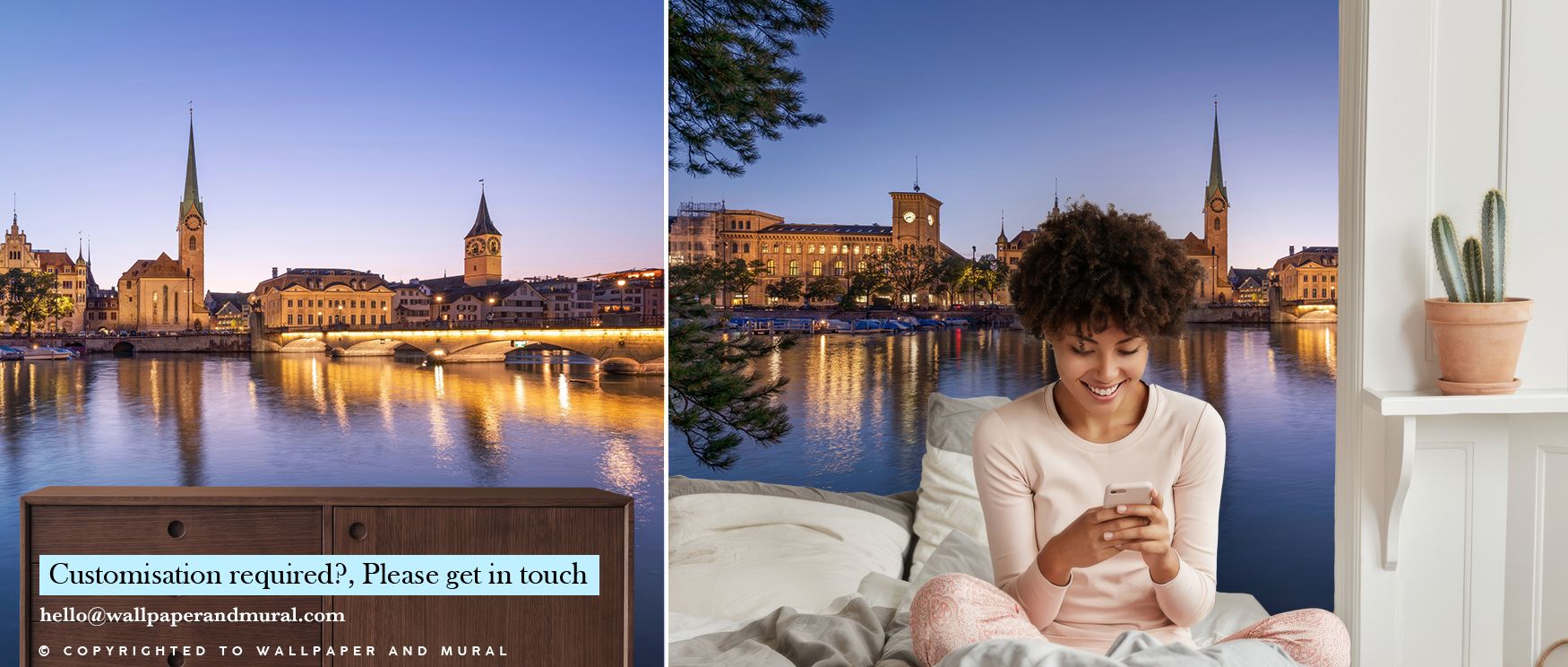 The imagery of Zurich Strolls Wallpaper carries cultural artistry, scenic city forms painted in calm tones, enriching bedrooms or offices with atmosphere of decorative elegance, refinement, and timeless heritage charm. 