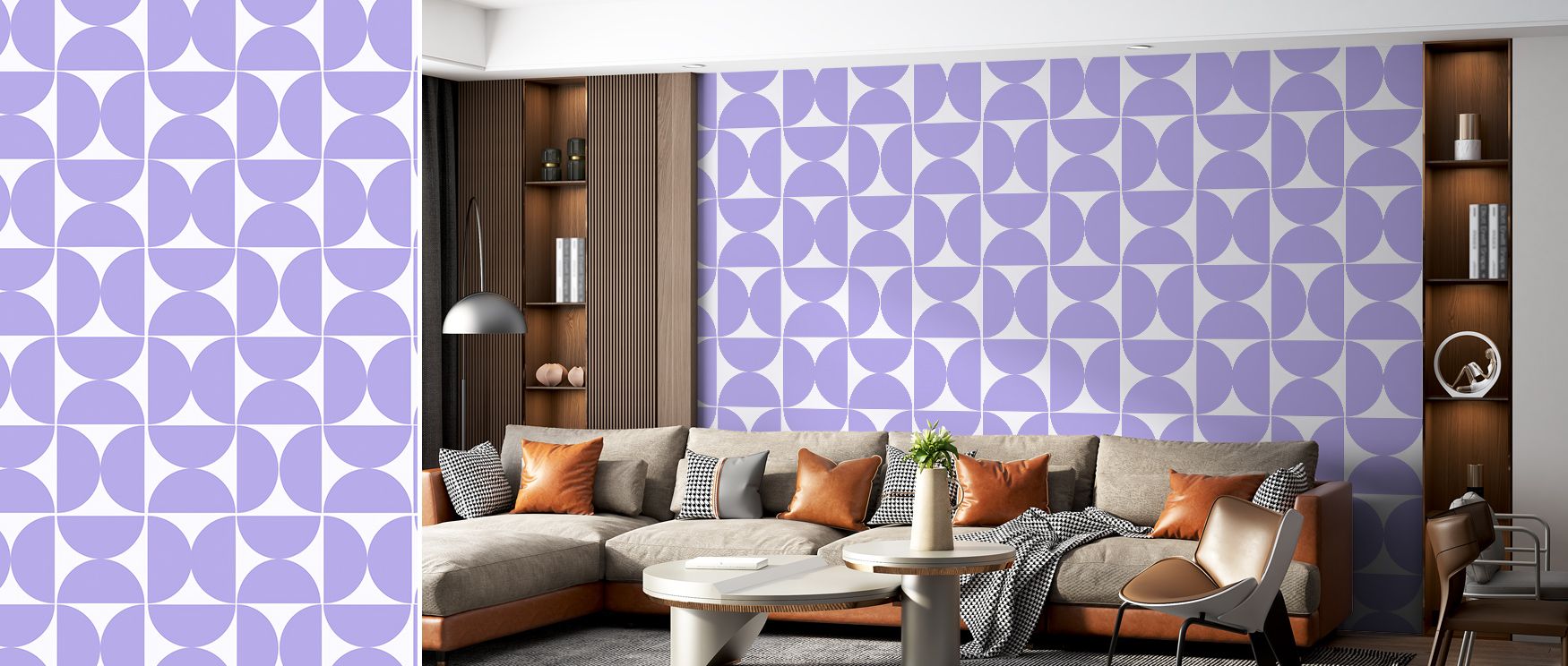 70s Vase Wallpaper reflects artistic rhythm in bold silhouettes, producing atmosphere that enriches bedrooms or offices with decorative refinement, cultural presence, and timeless retro artistry, offering interiors playful vibrancy. 