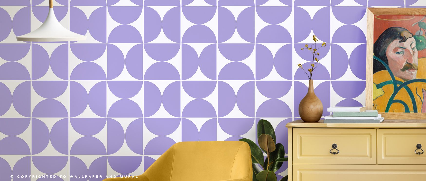 70s Vase Wallpaper enriches interiors with bold retro shapes, producing decorative rhythm that enhances bedrooms or living rooms with atmosphere of nostalgia, cultural artistry, and timeless decorative refinement that feels imaginative. 