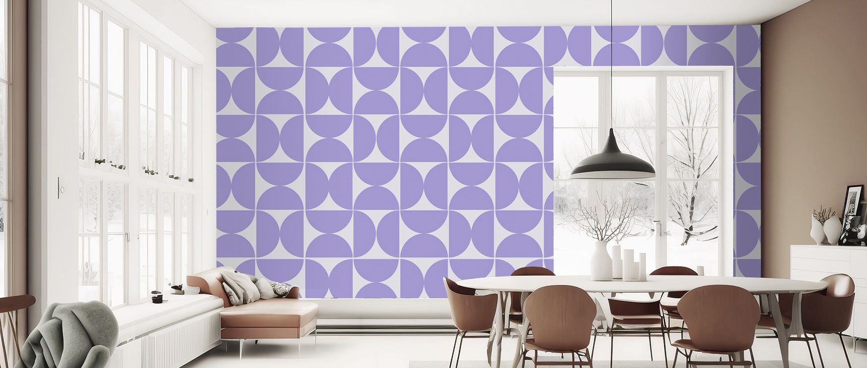 70s Vase Wallpaper expresses vintage character through rhythmic silhouettes, enriching bedrooms or offices with atmosphere of decorative refinement, cultural artistry, and retro balance, leaving interiors vibrant and stylish. 