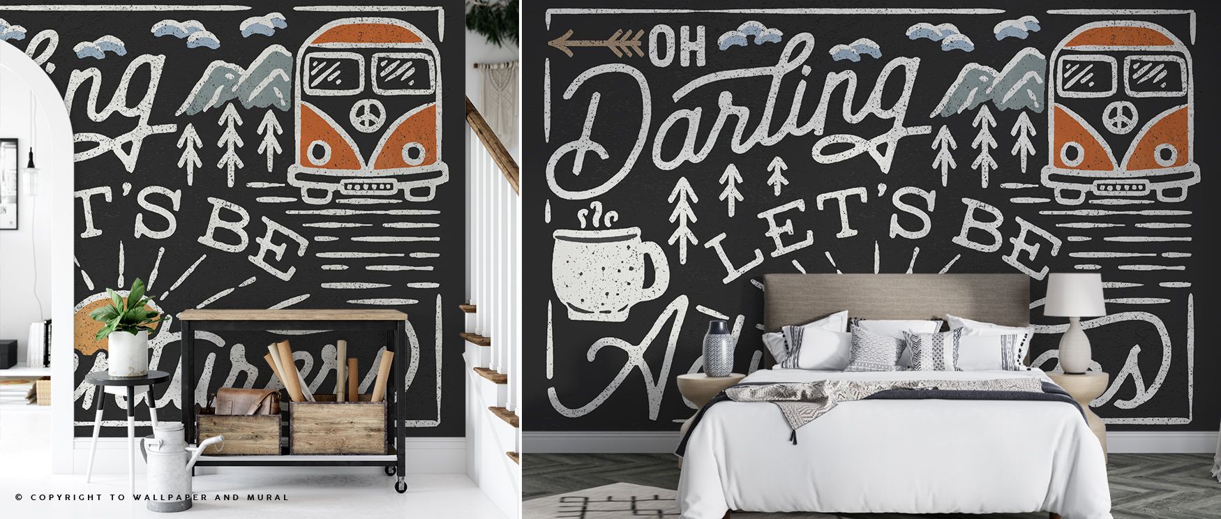 Adventurous Black Wallpaper conveys artistic charm through dark imagery, enriching bedrooms or living rooms with atmosphere of decorative refinement, bold elegance, and timeless balance that feels striking. 