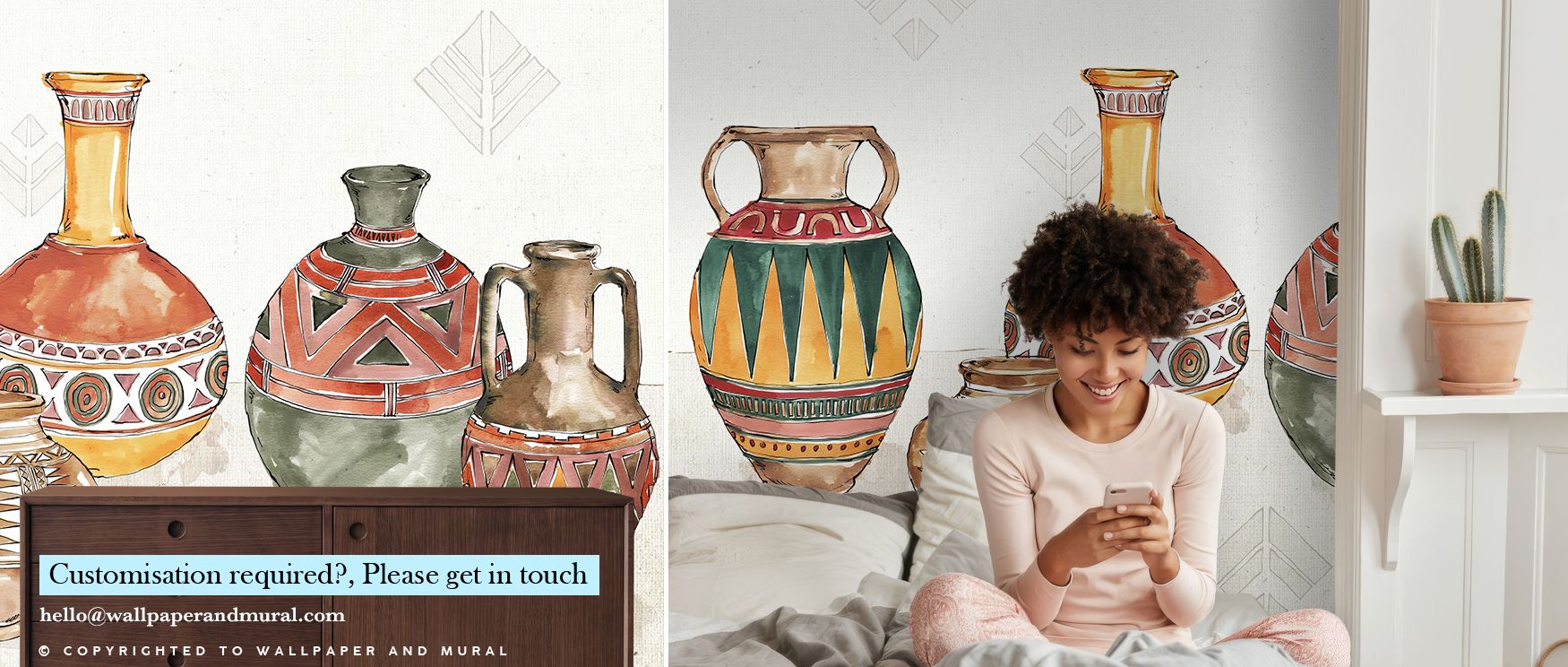 In African Flair Wallpaper, motifs flow across surfaces in rhythmic tone, enriching bedrooms or offices with atmosphere of decorative refinement, cultural artistry, and timeless vibrancy, producing interiors of energy. 