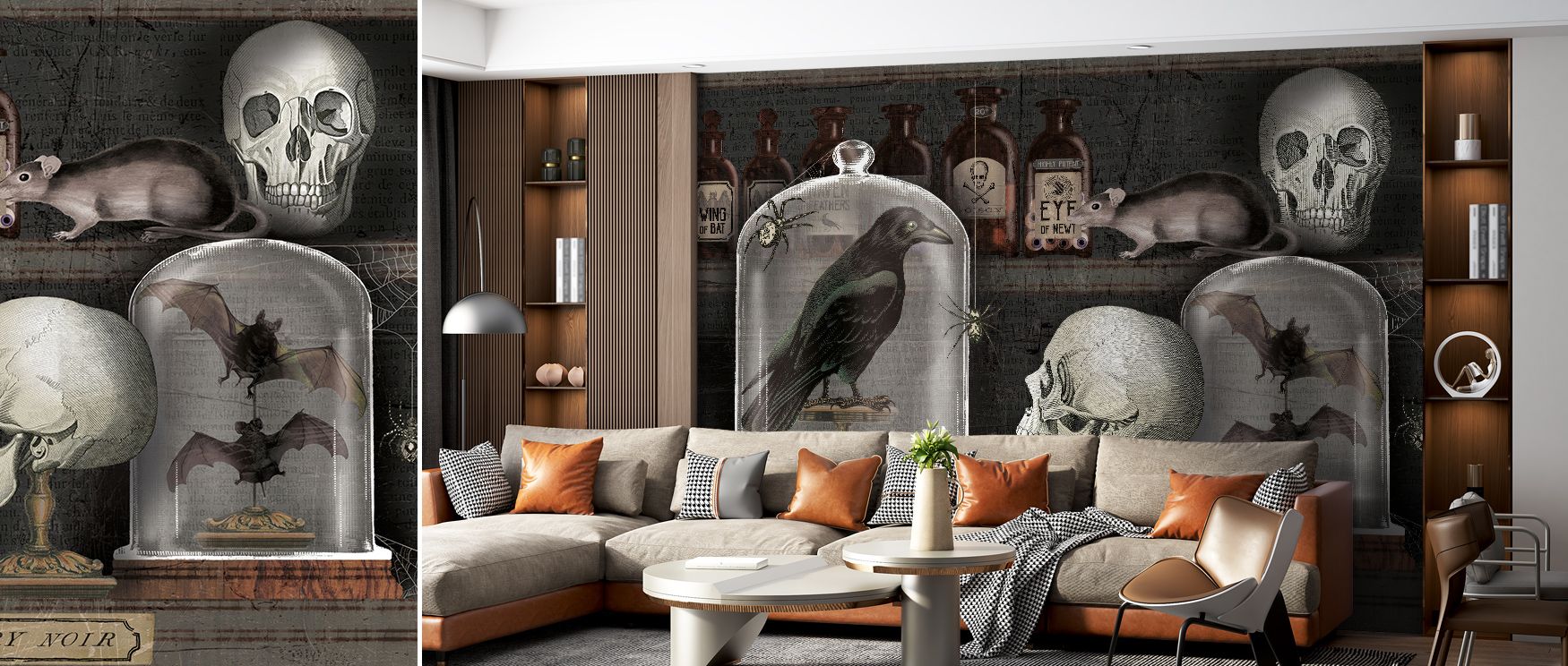 Ornate repetition defines Apothecary Study Wallpaper, carrying vintage atmosphere into modern interiors. Bedrooms or living rooms resonate with its detail, surrounded by motifs that mirror history. Its subtle tones soften the design, allowing spaces to gl
