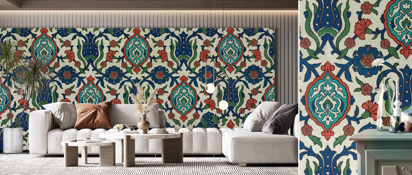 Across its surface, Arabe Dreams no. 48 Wallpaper reveals layered elegance. Bedrooms or offices feel transformed by exotic imagery, enriched with balance that celebrates culture, while motifs weave stories through repeating rhythm. 
