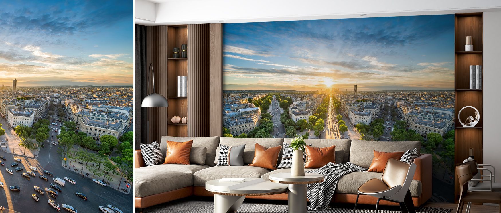 The wallpaper highlights elegance through subtle detail, offering living rooms or bedrooms refined charm. Its imagery captures heritage, surrounding interiors with balance of sophistication and beauty. 