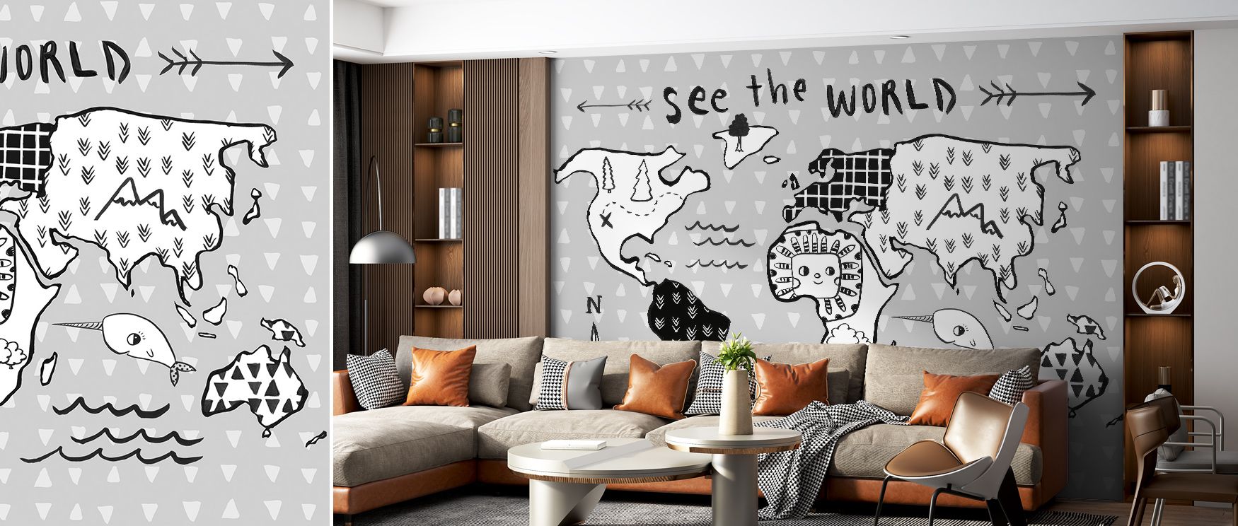 In Baby Map Of The World Wallpaper, learning becomes part of visual design, where playful maps decorate walls with subtle vibrancy. Oceans and lands align in artistic rhythm, offering nurseries or playrooms creative charm. Gentle colors highlight forms, c