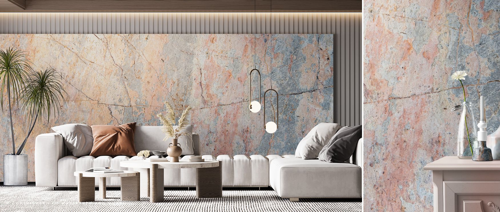 The design of Battilana Wallpaper suggests heritage through flowing detail, where patterns unfold in harmonious rhythm across walls. Offices or bedrooms resonate with reflective charm, their spaces touched by timeless imagery. Interiors adopt quiet elegan