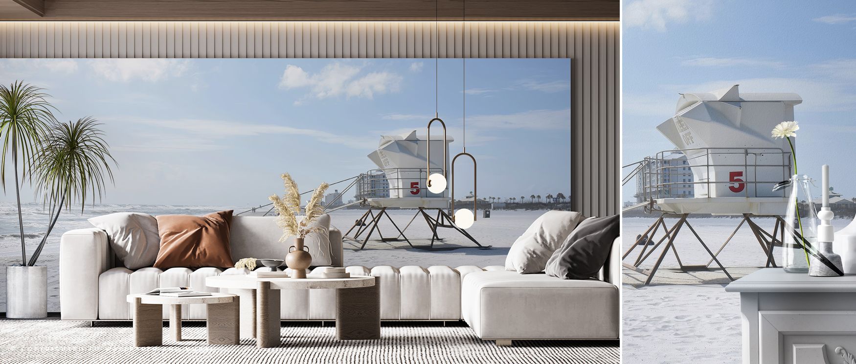 The design of Beach Stroll Wallpaper recalls seaside imagery, its flowing patterns creating rhythm of tranquility. Offices or bedrooms embrace calm presence, their interiors enriched by motifs that carry charm of coastal serenity. Walls reflect atmosphere