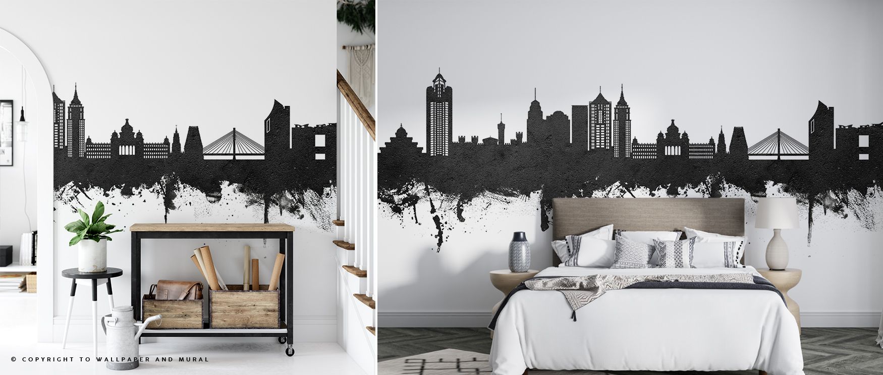 Across its surface, Bengaluru India Skyline Black & White Wallpaper builds rhythm of permanence, layering structures with quiet strength. Living rooms or bedrooms inherit resonance of history, their interiors touched by balance and reflective dignity. The