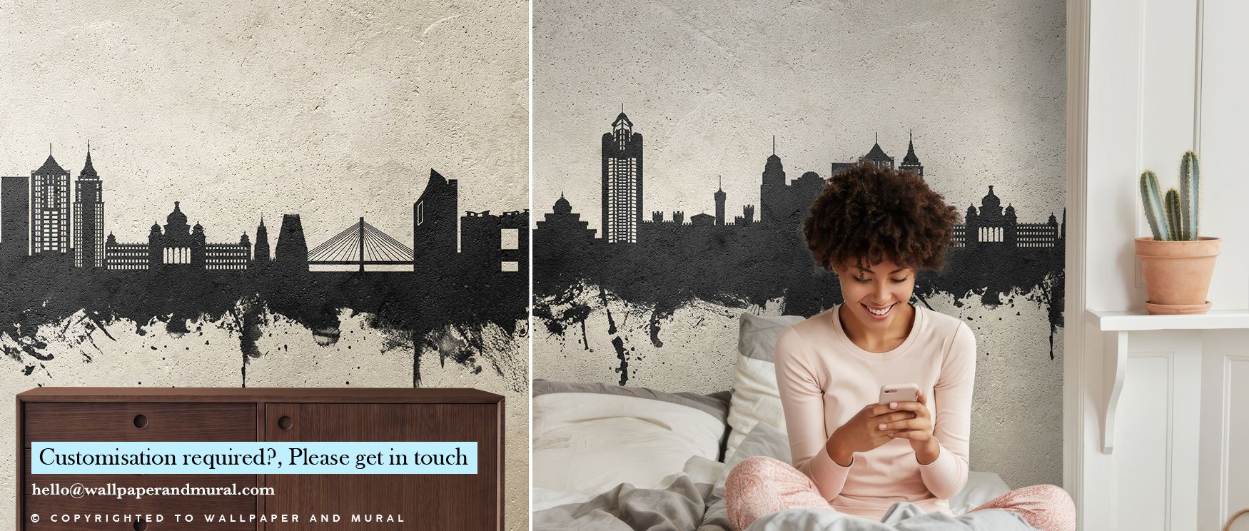 Flowing across surfaces, Bengaluru India Skyline Concrete Wallpaper reflects permanence of architecture, shaping interiors into reflective retreats. Offices or bedrooms resonate with charm of history, enriched by design that layers textured elegance and u