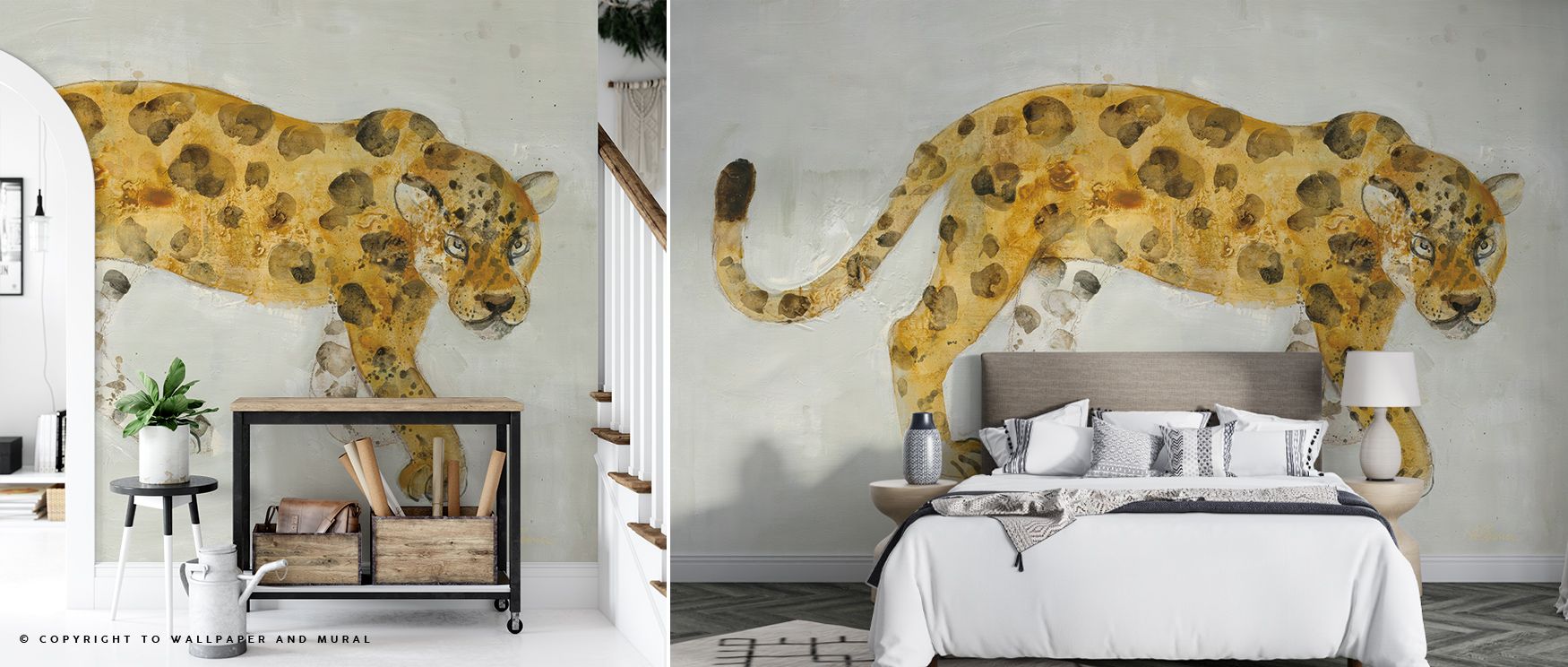 Big Cat I Wallpaper reflects wilderness through powerful motifs, layering interiors with rhythm of nature. Living rooms or bedrooms adopt atmosphere of energy, enriched by design that blends grace with strength. Its imagery transforms walls into statement