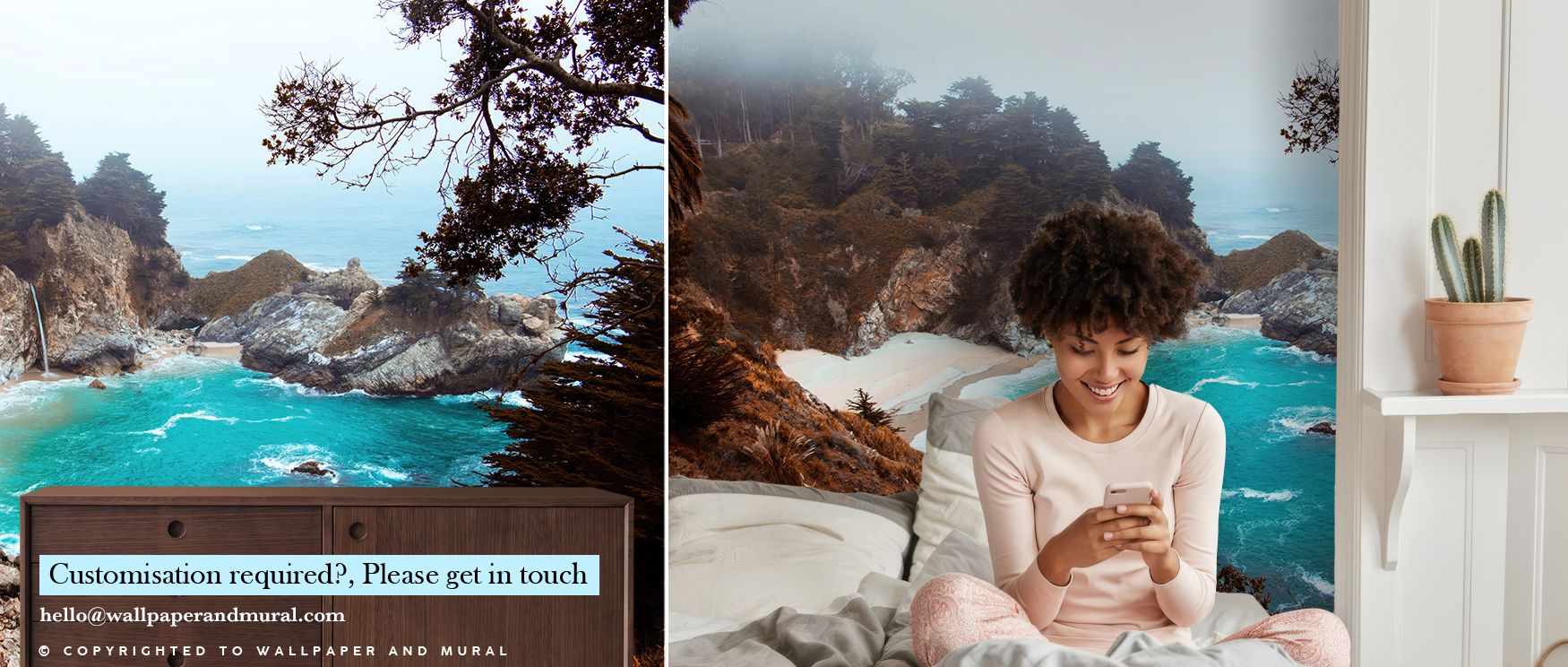 The imagery of Big Sur Wallpaper flows with coastal rhythm, where cliffs meet sea under open sky. Offices or bedrooms resonate with reflective presence, their walls enriched by scenery that carries calmness. Interiors transform into retreats of natural el