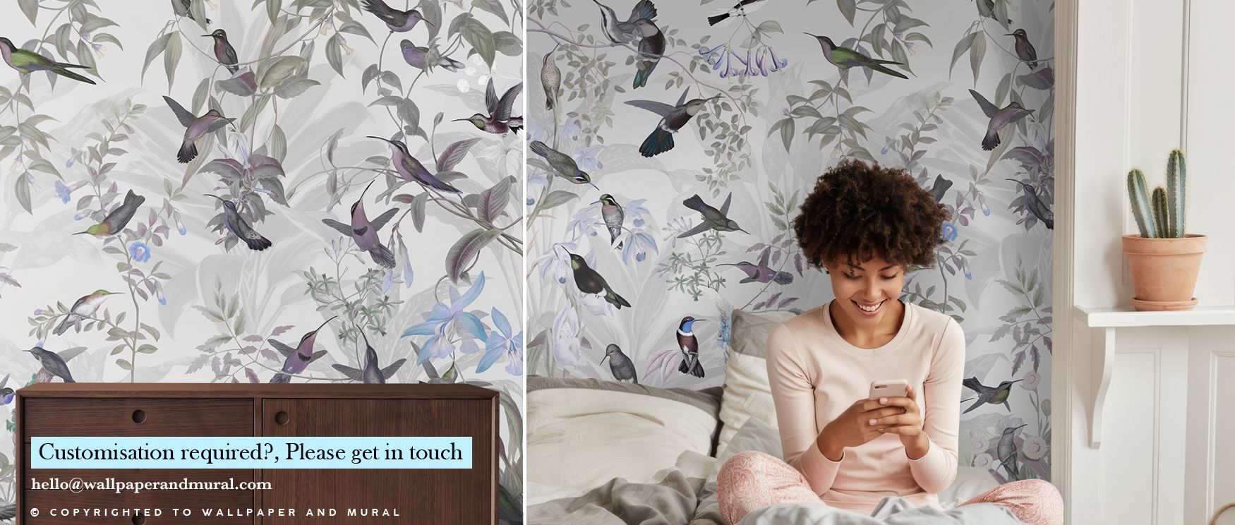 The design of Birds Everywhere Green Wallpaper portrays whimsical character, where patterns of birds scatter across surfaces. Offices or bedrooms inherit atmosphere of charm, their interiors enriched by decorative imagery. Walls reflect vibrancy, transfor