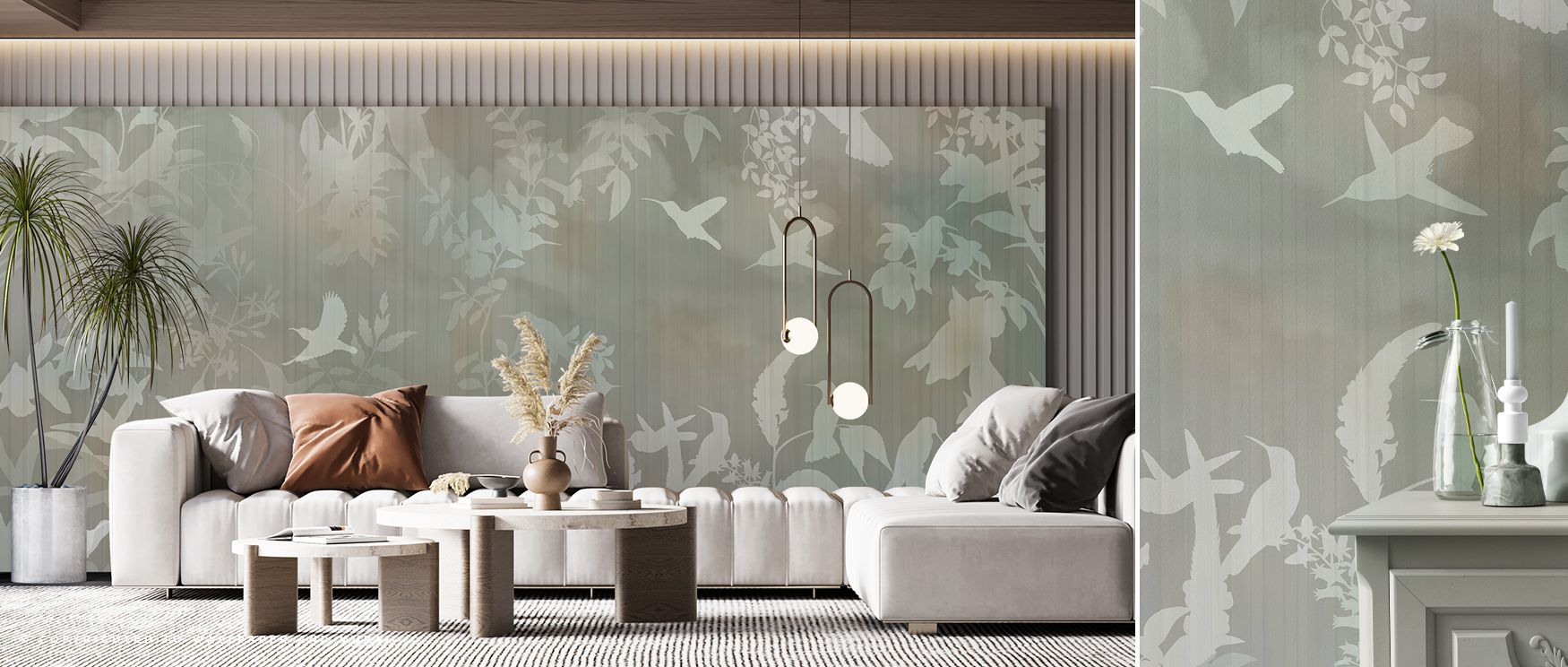 The imagery of Birds in the Fog Yellow Wallpaper reflects gentle presence, layering birds across soft tones. Offices or bedrooms adopt atmosphere of warmth, their walls enriched by charm that reflects balance and decorative beauty. Interiors glow with con