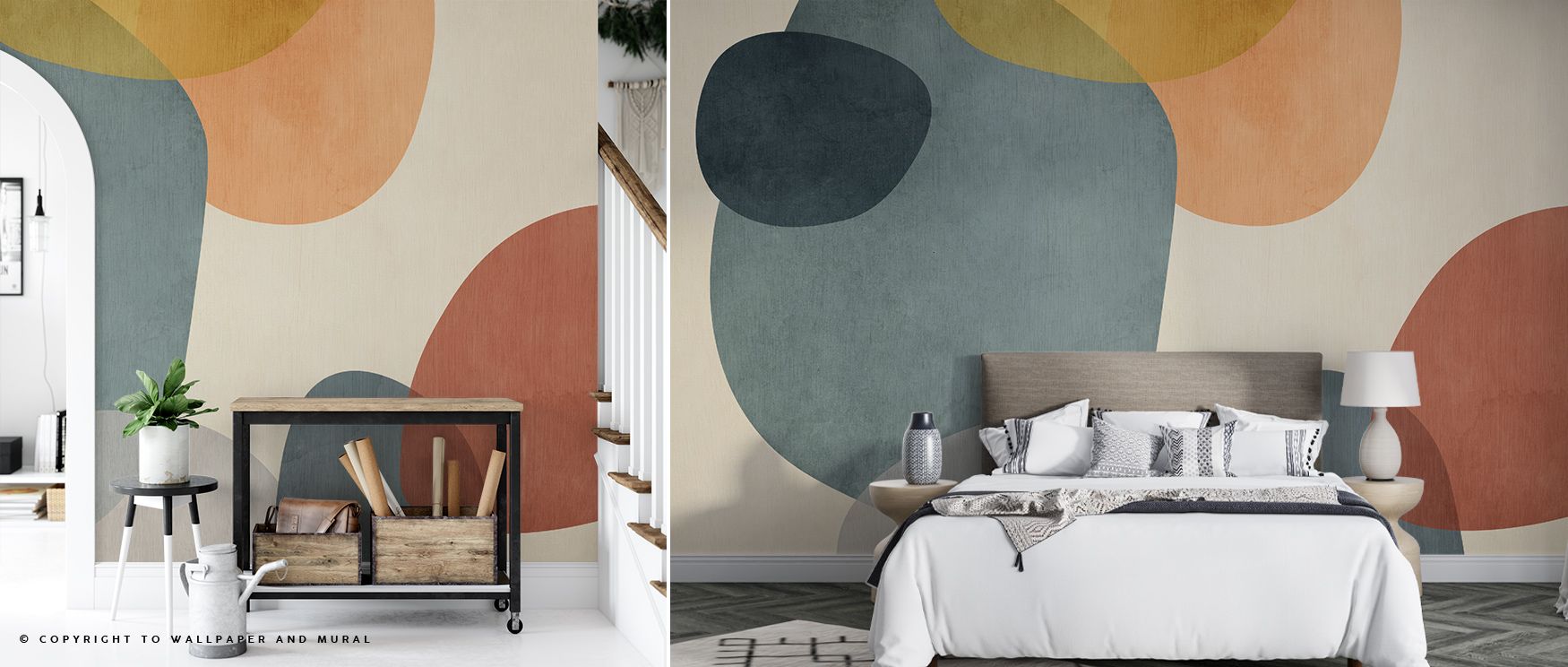 Blending Edges Wallpaper surrounds interiors with contemporary artistry, layering forms in abstract flow. Living rooms or bedrooms adopt atmosphere of refinement, their spaces enriched by design that connects creativity with balance. Interiors glow with c
