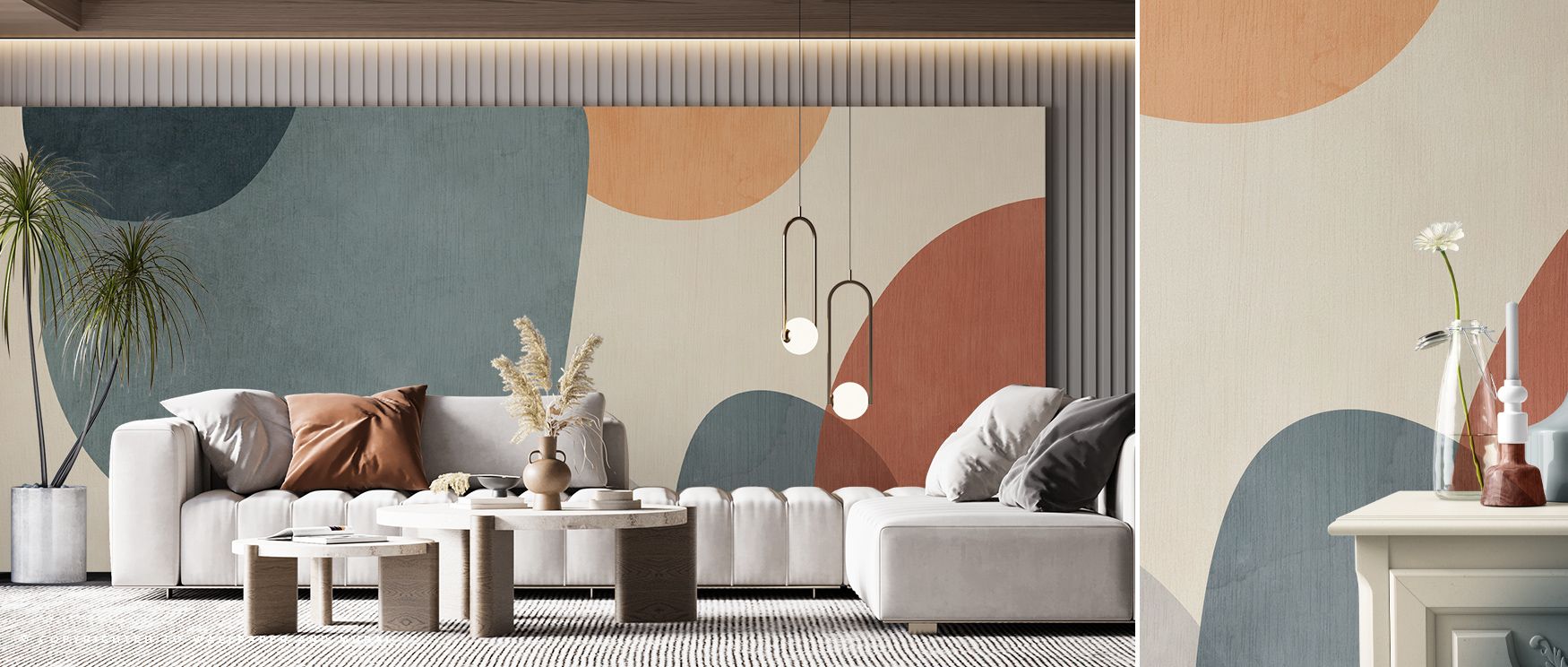 The design of Blending Edges Wallpaper portrays creativity through blended forms, enriching offices or bedrooms with calm resonance. Interiors adopt charm, their walls enriched by imagery that reflects continuity of artistry. Interiors glow with decorativ