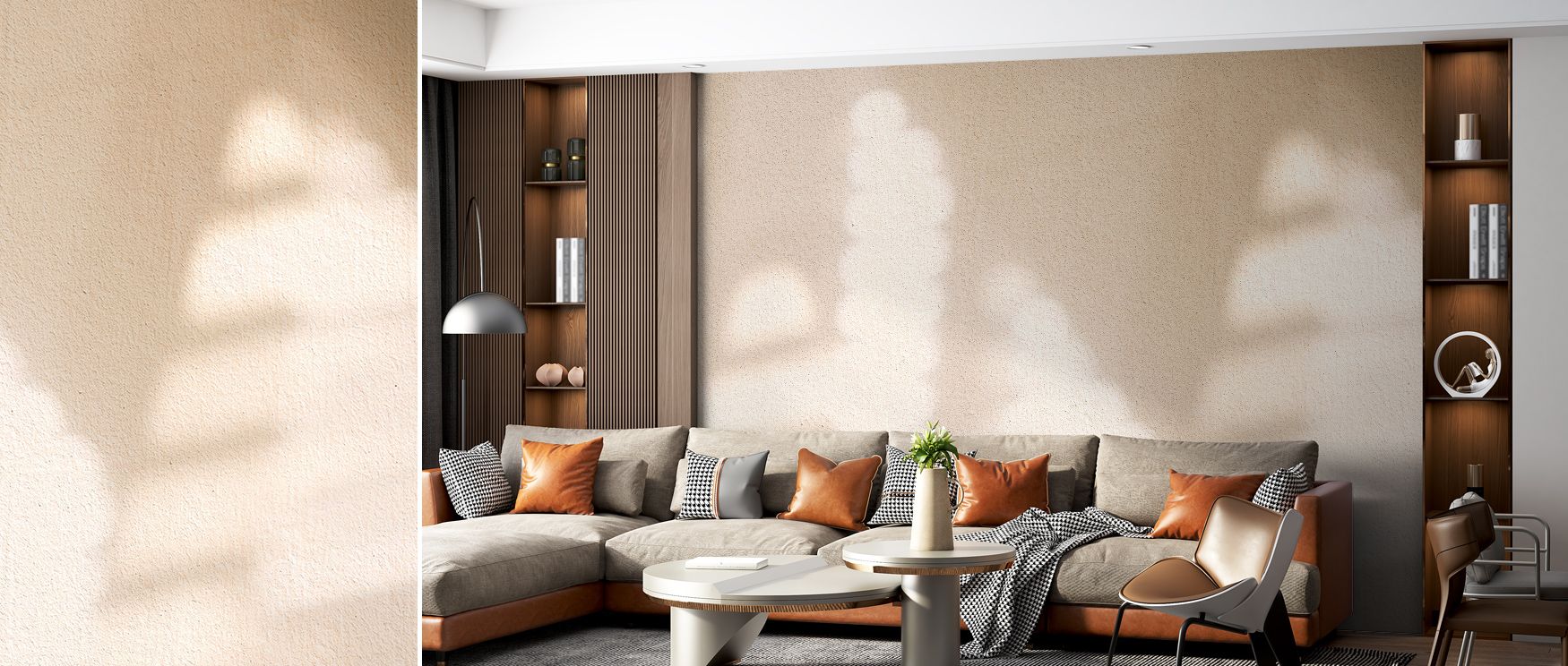 Blinds Wallpaper radiates calm charm, surrounding interiors with modern rhythm. Living rooms or bedrooms inherit atmosphere of elegance, their walls enriched by design that reflects continuity. Interiors glow with balance and charm. 
