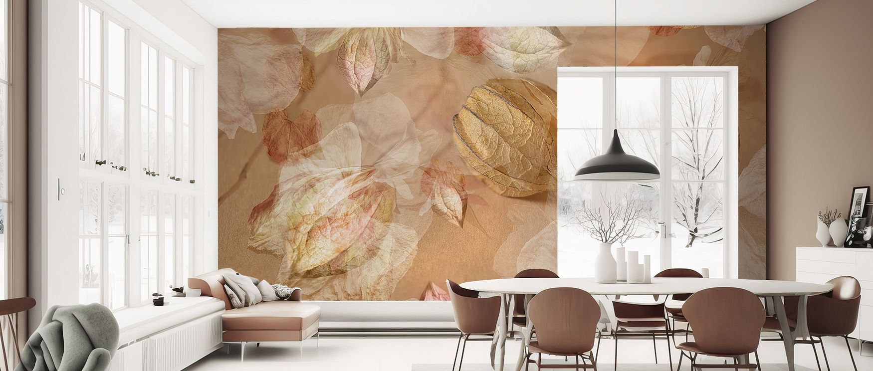 Across its surface, Botanical Fantasy Wallpaper layers interiors with floral vibrancy, surrounding walls with decorative resonance. Offices or bedrooms adopt atmosphere of charm, their walls enriched by imagery that reflects continuity. Interiors glow wit