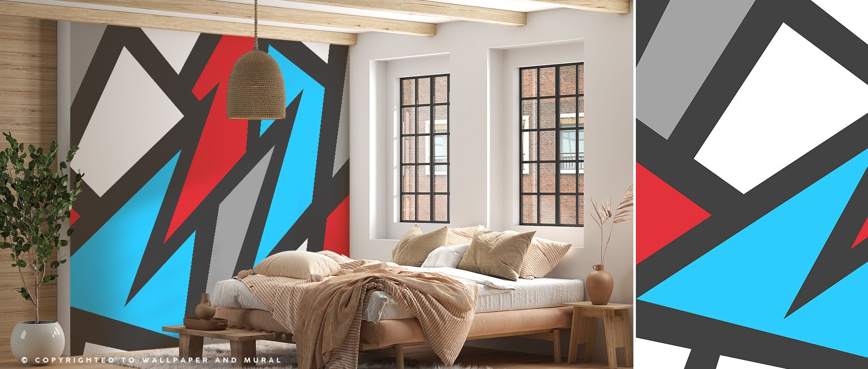 Broken Window Wallpaper enriches interiors with abstract shards layered in rhythm, surrounding walls with vibrancy. Living rooms or bedrooms adopt atmosphere of charm, their spaces enriched by designs that reflect creativity. Interiors glow with modern re