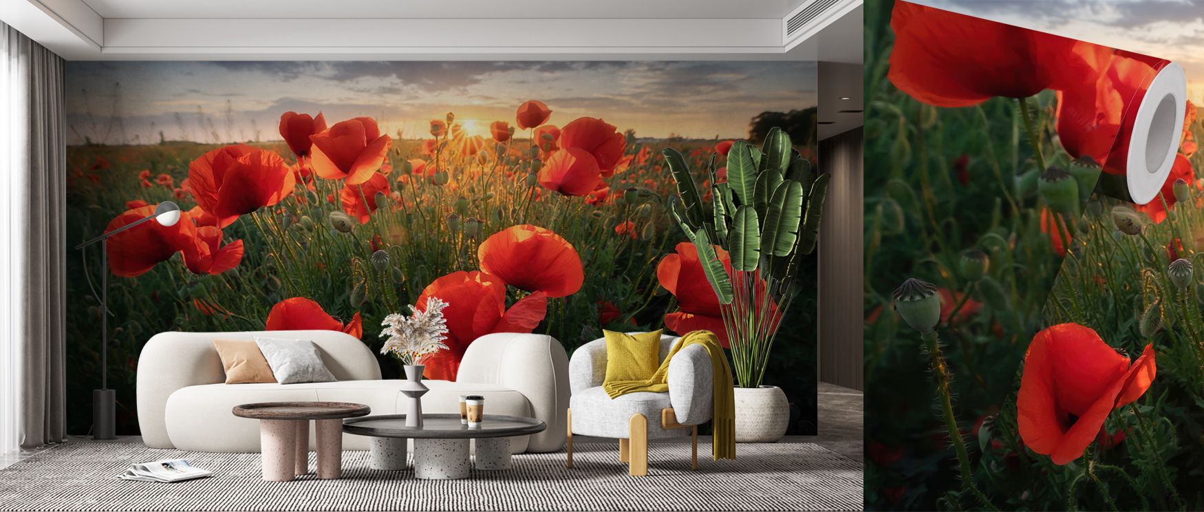 Butterfly Flowers Wallpaper surrounds interiors with blossoms in rhythm, layering walls with delicate imagery. Living rooms or bedrooms adopt atmosphere of charm, their walls enriched by patterns that reflect vibrancy. Interiors glow with serenity. 