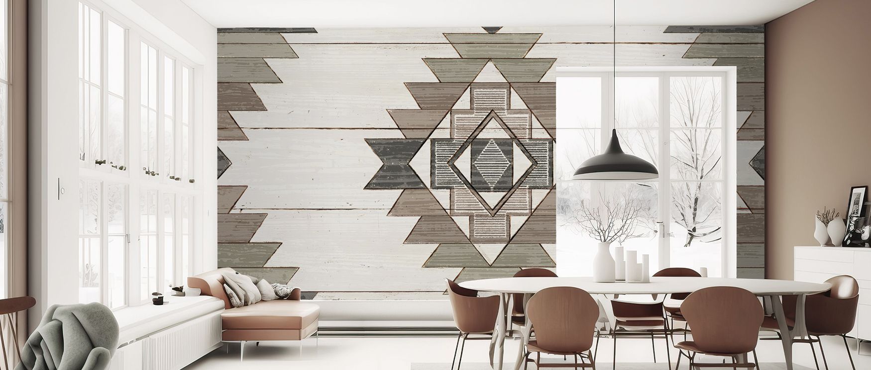 Cabin Life X Neutral Wallpaper enriches interiors with natural resonance, layering walls with rustic rhythm. Living rooms or bedrooms adopt atmosphere of charm, their walls enriched by imagery that reflects balance. Interiors glow with refinement. 