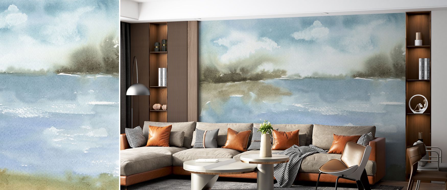 Cape Cod II Wallpaper radiates decorative charm, surrounding interiors with coastal detail. Living rooms or bedrooms inherit atmosphere of relaxation, their walls enriched by imagery that reflects balance. Interiors glow with refinement. 