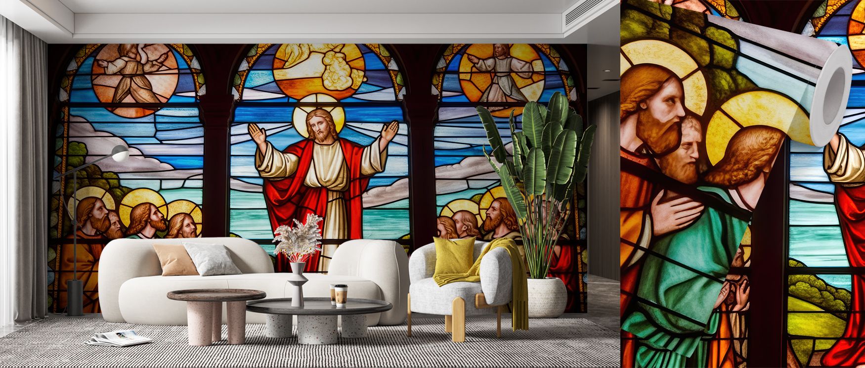 The design of Cathedral Glass Wallpaper portrays architectural resonance, layering interiors with luminous patterns. Offices or bedrooms adopt atmosphere of refinement, their walls enriched by imagery that reflects creativity. Interiors glow with balance.