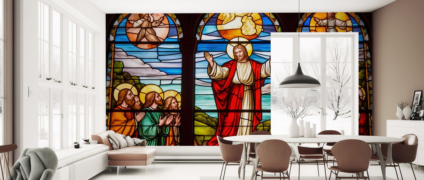 Across its surface, Cathedral Glass Wallpaper layers interiors with luminous artistry, surrounding walls with resonance. Offices or bedrooms adopt atmosphere of refinement, their walls enriched by imagery that reflects vibrancy. Interiors glow with charm.