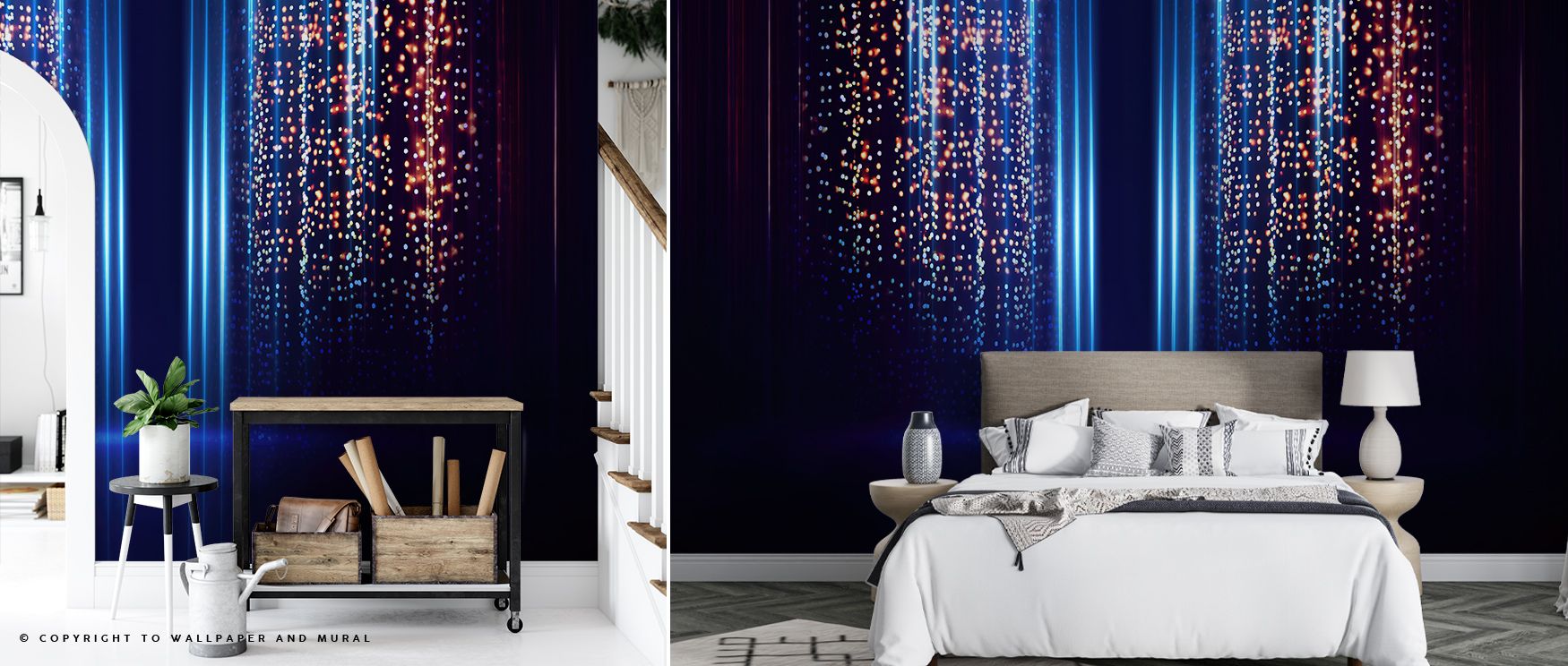 Center Stage Wallpaper surrounds interiors with bold imagery, layering dramatic rhythm across walls. Living rooms or bedrooms adopt atmosphere of vibrancy, their walls enriched by designs that reflect energy. Interiors glow with refinement. 