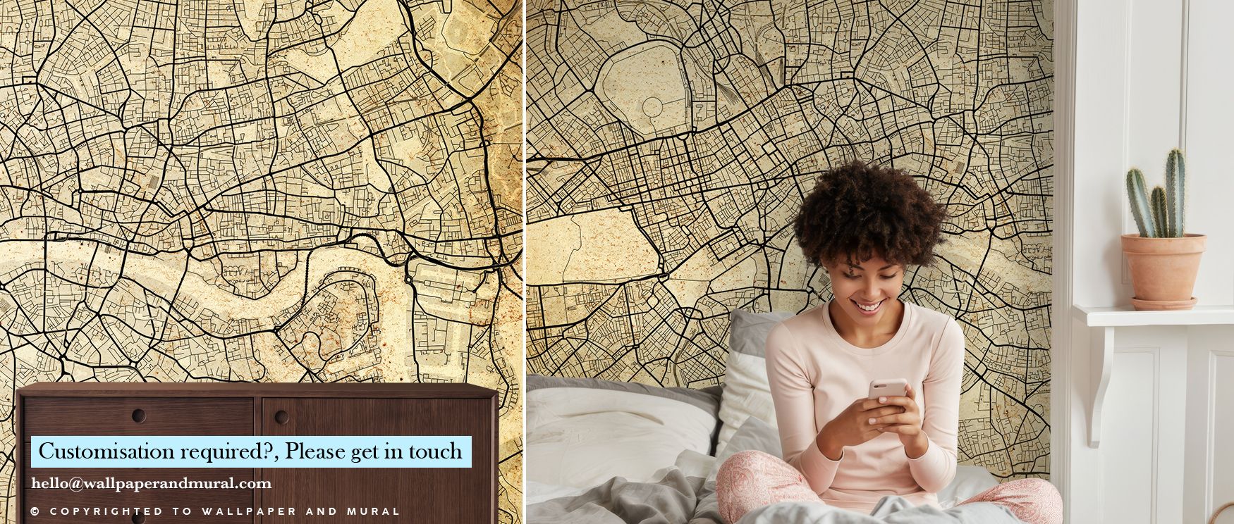 Flowing across surfaces, Central London Vintage Wallpaper reflects historical artistry, surrounding offices or bedrooms with vintage imagery. Interiors resonate with atmosphere of refinement, their walls enriched by designs that reflect continuity. Interi