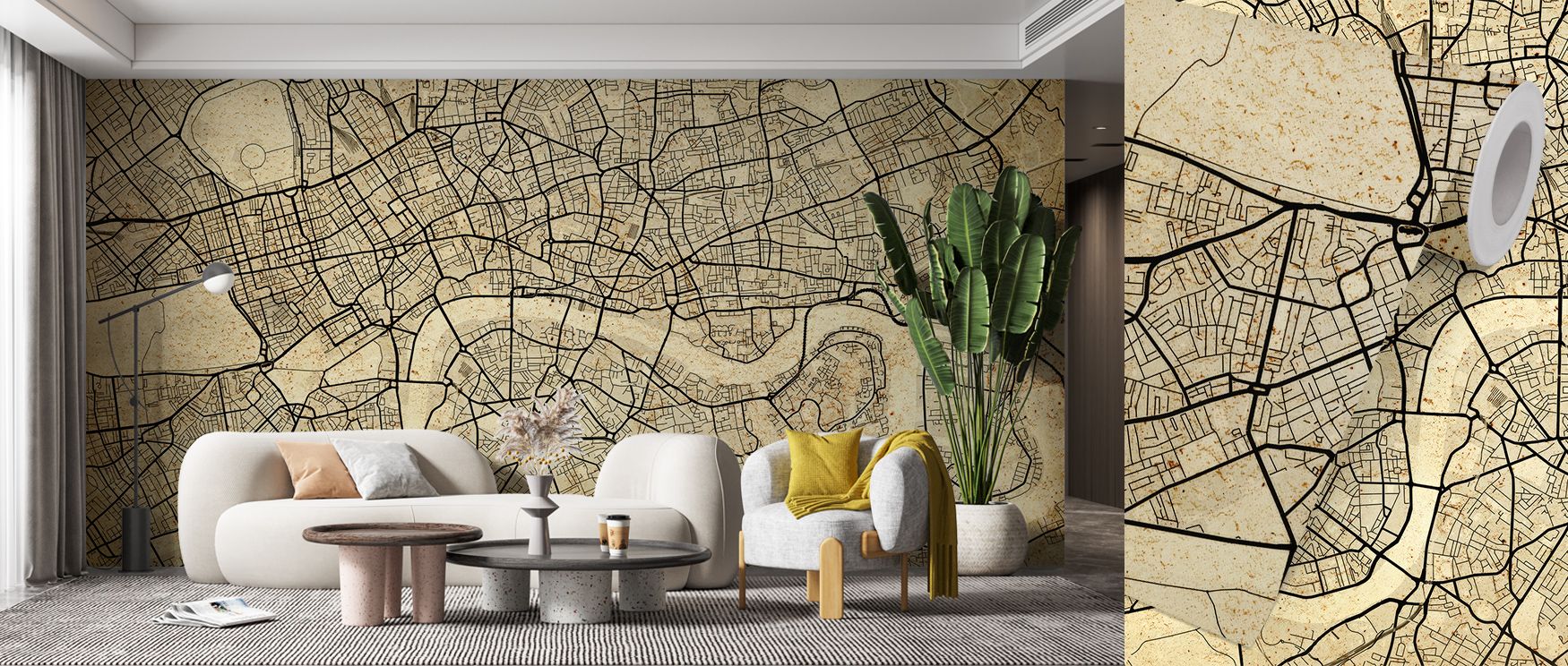 The design of Central London Vintage Wallpaper portrays cultural resonance, layering interiors with vintage imagery. Offices or bedrooms adopt atmosphere of refinement, their walls enriched by imagery that reflects charm. Interiors glow with elegance. 