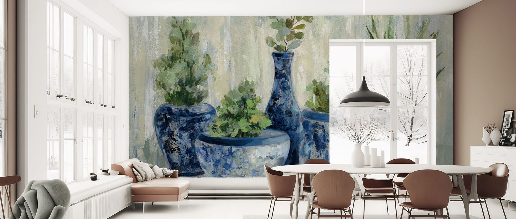 With its intricate branches and delicate foliage, Chinoiserie Plants Wallpaper conveys refined sophistication. Its design builds harmony across interiors, enhancing offices and bedrooms with exotic warmth. The wallpaper offers atmosphere of grace and sere