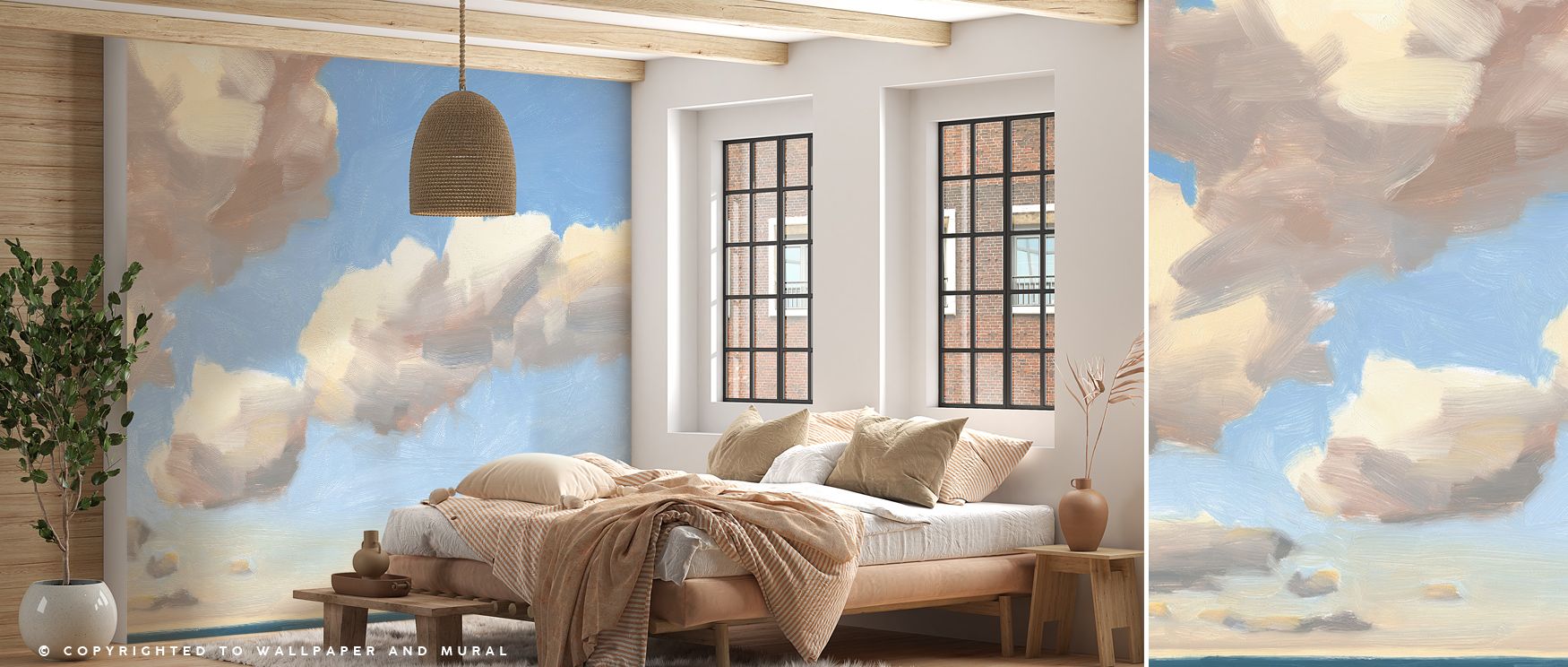 Cloudy Judgement Wallpaper drapes interiors with enigmatic layers of drifting patterns, radiating both softness and mystery. Its flowing textures create rhythm that feels contemplative, enhancing walls with poetic artistry. Bedrooms and offices glow under