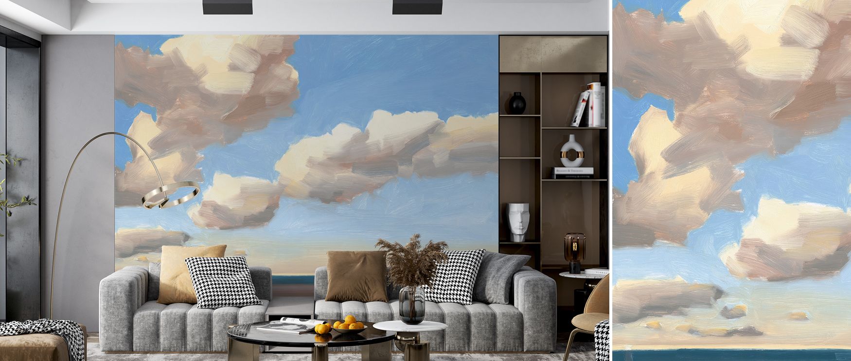 Cloudy Judgement Wallpaper enriches interiors with flowing formations that shape poetic rhythm. Its design blends serenity with intrigue, turning bedrooms and offices into spaces glowing with atmospheric calm. Walls thrive under its artistry, sustaining t