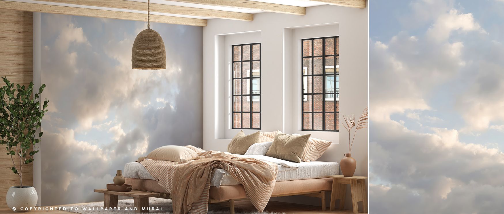 Cloudy Sky Wallpaper enriches interiors with soft drifting formations that radiate calm elegance across walls. Its presence sustains serenity and natural charm, transforming bedrooms and offices into peaceful environments. The design balances openness wit