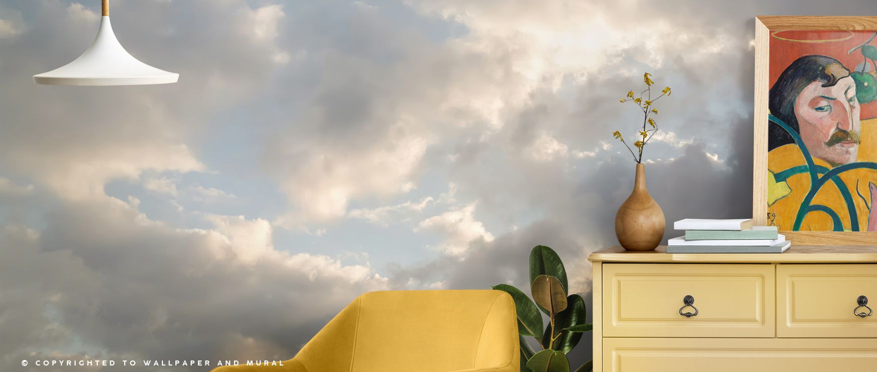 Poetic charm unfolds in Cloudy Sky Wallpaper through drifting patterns that enrich interiors with serenity. Its design nurtures bedrooms and living rooms, offering timeless calm. The wallpaper sustains grace across walls, creating reflective environments 