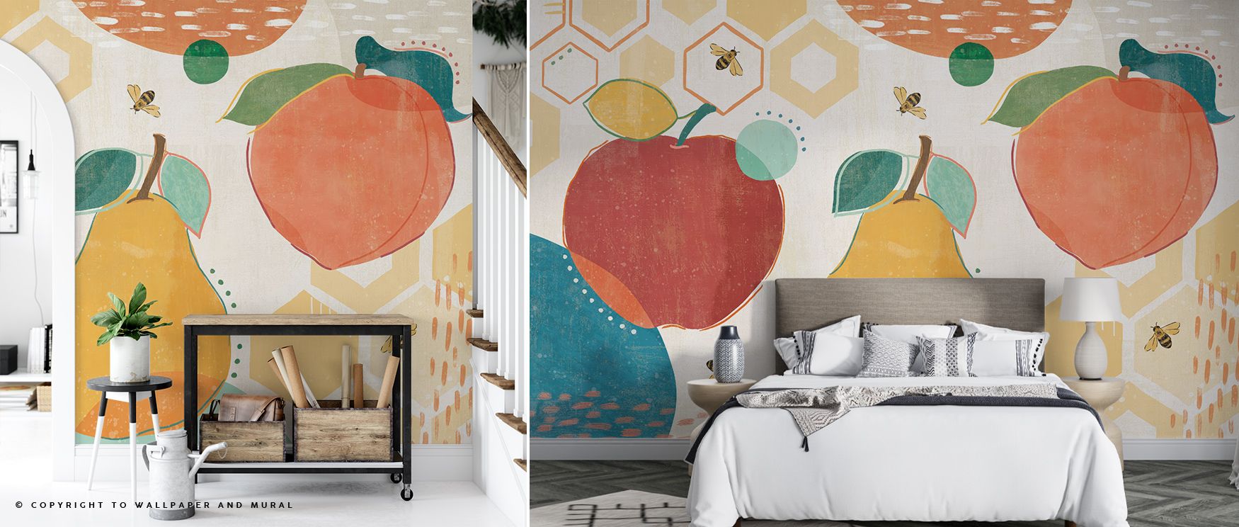 Crazy About Fruit Wallpaper radiates cheer through colorful motifs that enliven interiors. Its artistry sustains rhythm that makes bedrooms and living rooms glow with brightness. Interiors thrive in modern energy, carrying playful balance of vibrancy and 