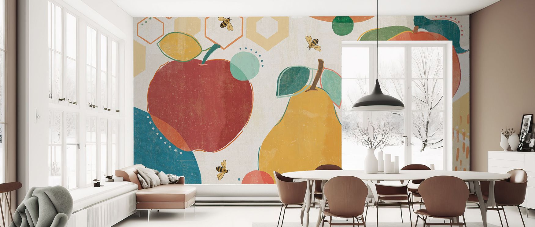 Joyful rhythm unfolds in Crazy About Fruit Wallpaper, layering color and cheer across interiors. Its motifs enrich bedrooms and offices with vibrancy, sustaining calm balance. Walls glow with charm and brightness, carrying atmosphere of creative vitality 