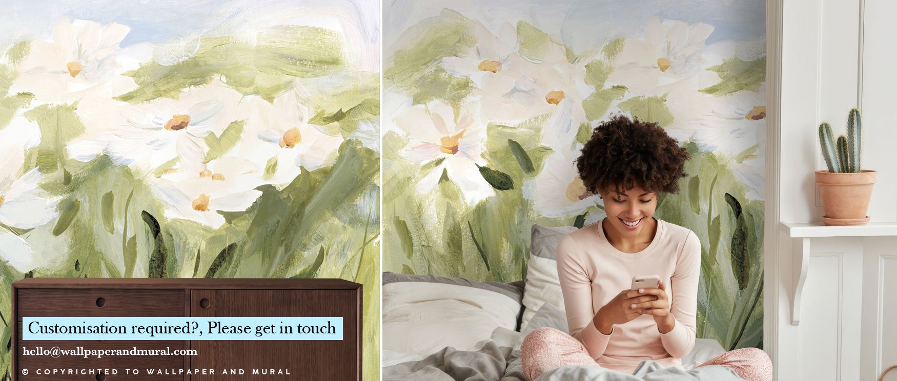 Across surfaces, Daisy Meadow Wallpaper layers blossoms in rhythmic detail that enriches interiors with warmth. Its design sustains charm and lightness, making bedrooms and living rooms glow with natural grace. Interiors thrive with floral presence, susta